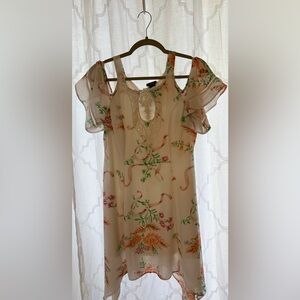 Disney Beauty and the Beast Princess Floral Dress | Medium